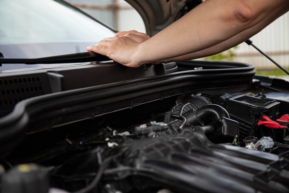 timing belt inspection during vehicle maintenance