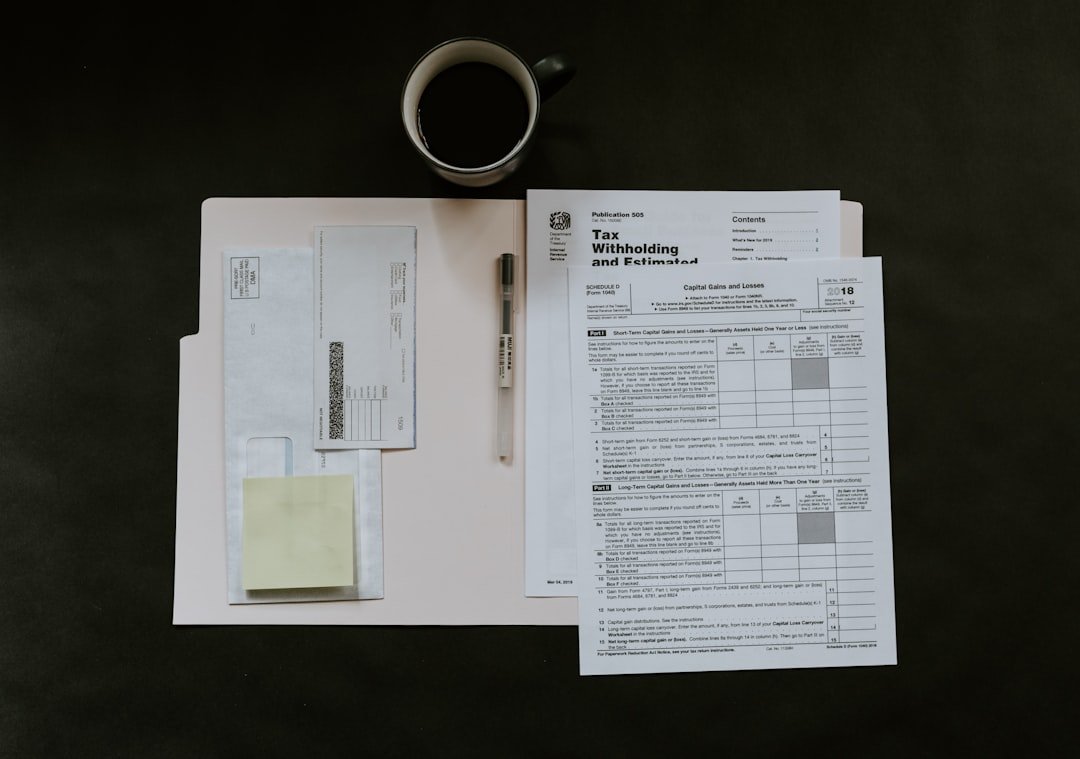 Written car repair estimate and invoice paperwork