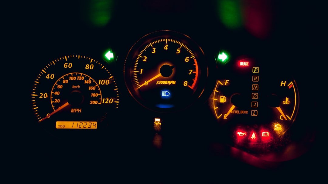 Check engine light illuminated on vehicle dashboard