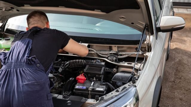 Hyundai Tucson SUV maintenance at Norm's Auto Clinic Coweta Oklahoma