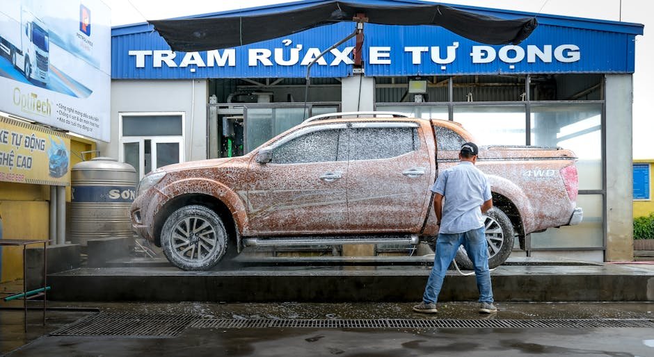 Four wheel drive vehicle maintenance service