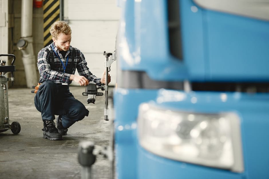 Chevy Silverado brake service and inspection