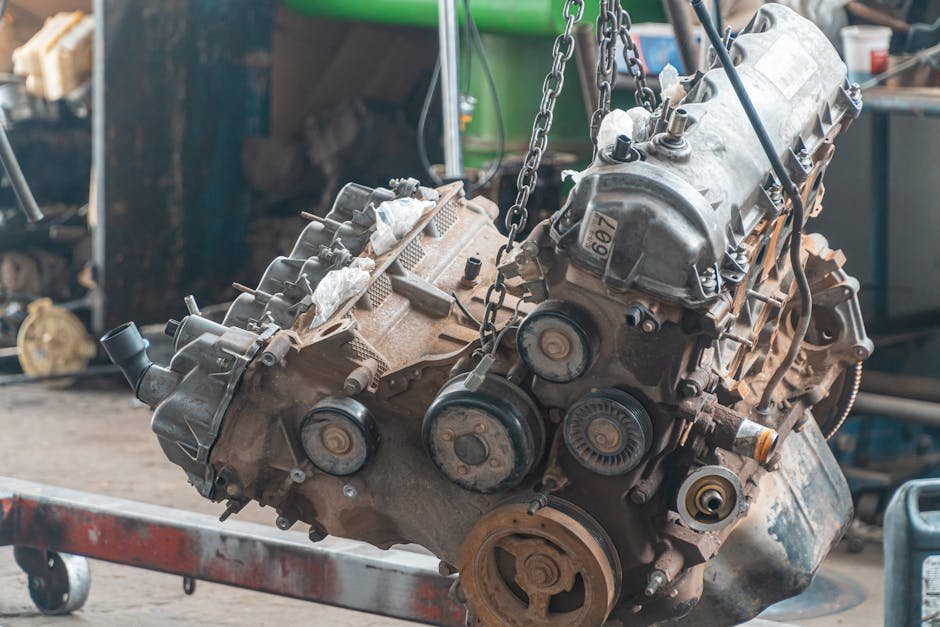 Engine timing chain service and repair