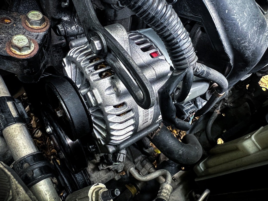 Alternator replacement in vehicle engine bay