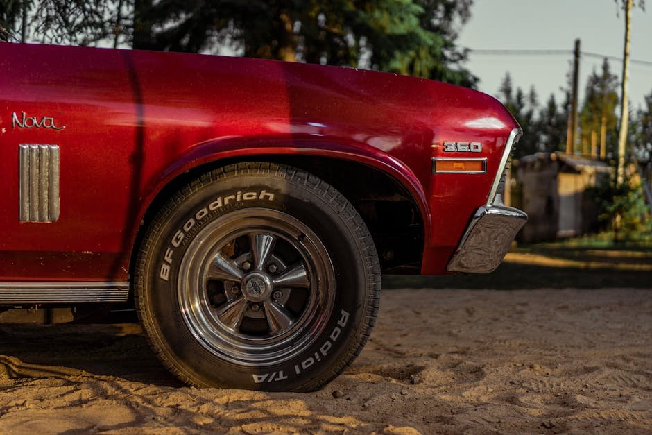 Car tire and wheel balancing service