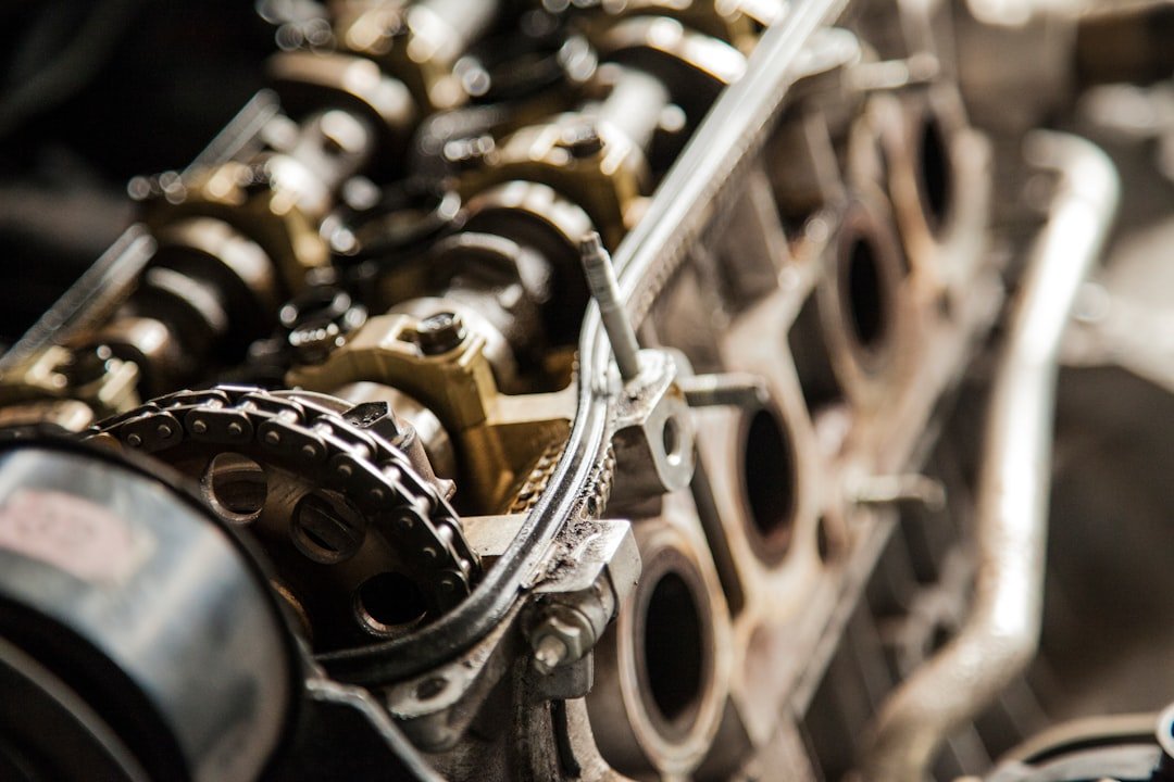 Engine valve timing and belt system
