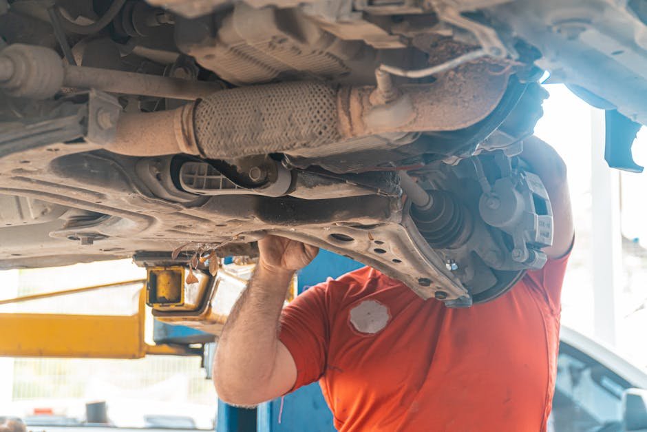 car undercarriage suspension components struts