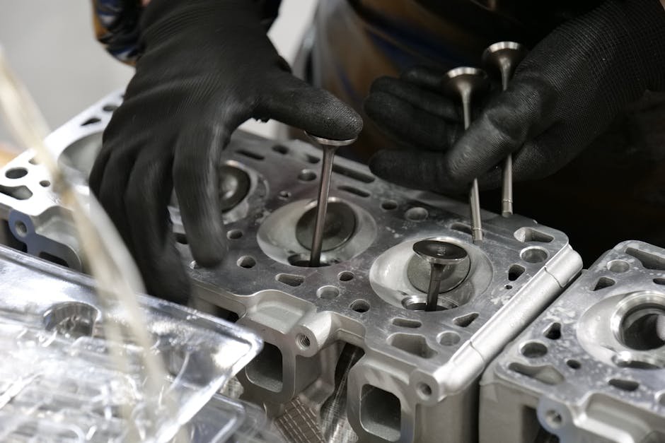 Engine piston rings and valve seals repair