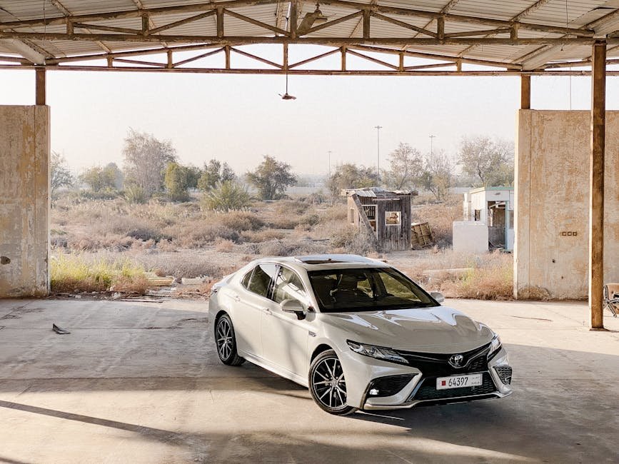 Toyota Camry sedan maintenance and service guide